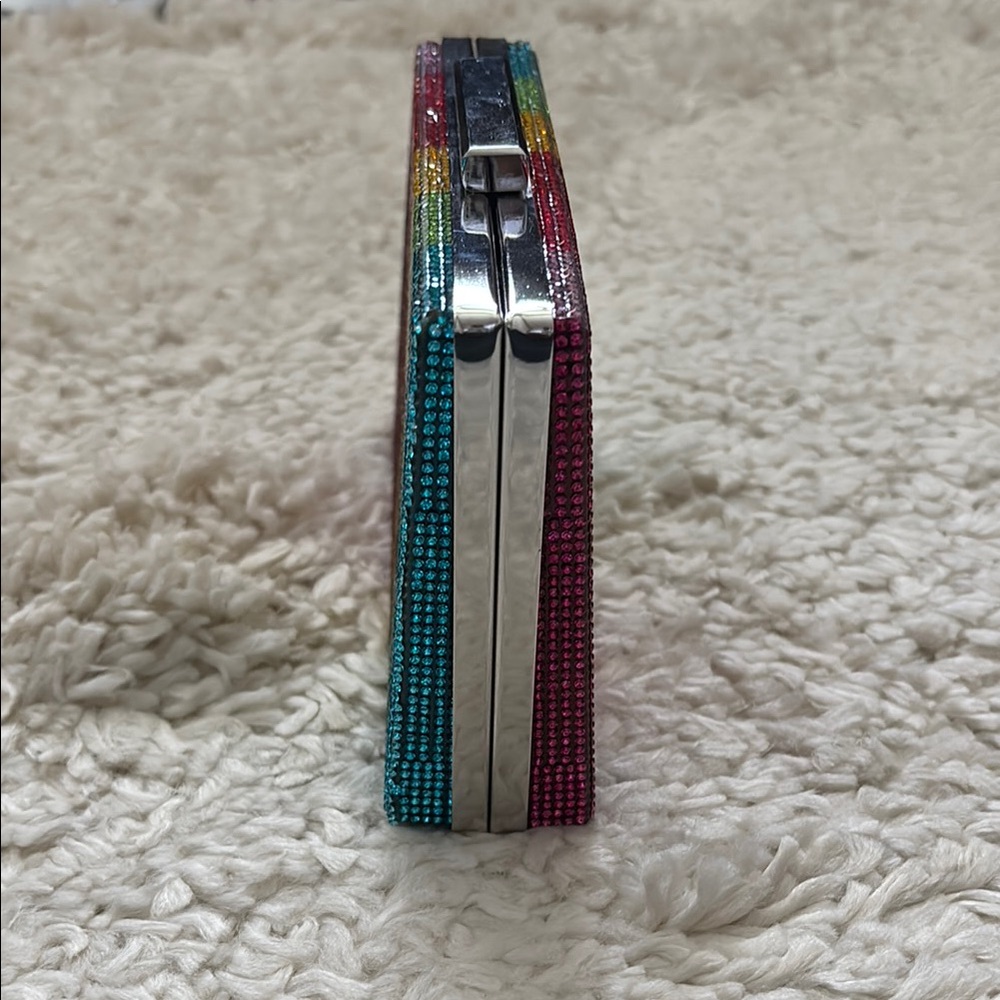 Multicolor Rhinestone Clutch - Picture 2 of 3